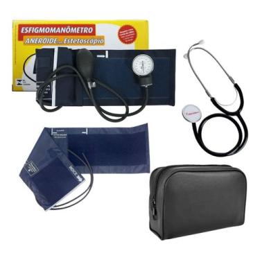 Imagem de Esfigmomanômetro Manual Premium Braçadeira Adulto E Extra Grande