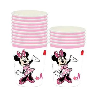 Imagem de Decorações De Festa De Aniversário Da Minnie Mouse Rosa Conjunto De Ut