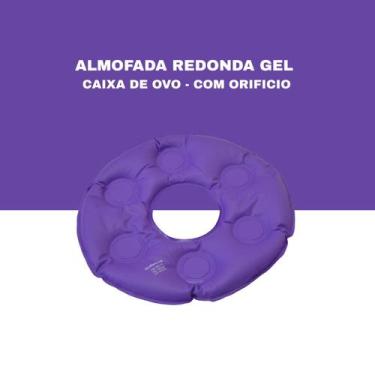 Imagem de Almofada gel redonda com orifício caixa de ovo - BIOFLORENCE
