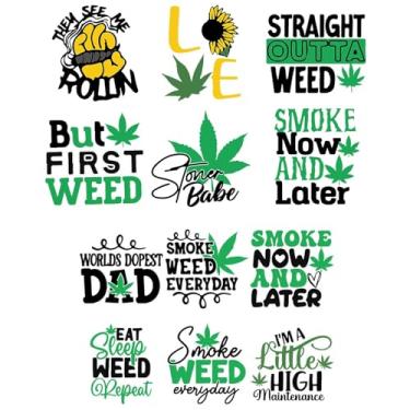 Imagem de XRTHGS Envelopes de copo UV DTF, 12 peças folhas verdes 4 20 estilo UV DTF papel de transferência para 473 ml, óculos, mesas, cadeiras, computadores, envoltórios UV DTF de alta viscosidade