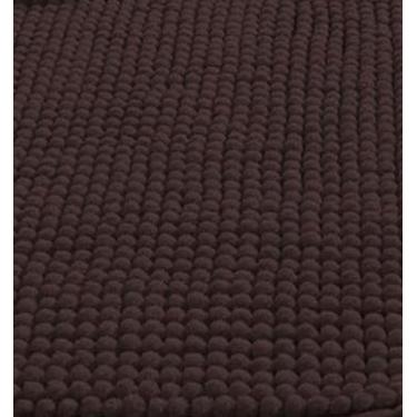 Imagem de Kit Tapete Banheiro Antiderrapante 40x60 Microfibra Bolinha Macarrão,tapete absorvente,absorvente e durável para casa (6,Marrom)
