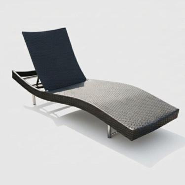 Imagem de Espreguiçadeira 6 Posiçôes Decore Mobília Bonna Marrom