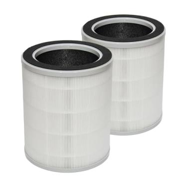 Imagem de PUREBURG Filtro de substituição compatível com Airthereal AEH300 purificador de ar e umidificador 2 em 1, pacote com 2 unidades de carbono ativado HEPA 2 em 1 para filtragem de odor de COV de ar limpo