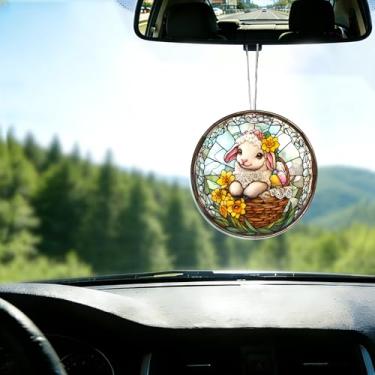 Imagem de Acrílico colorido, apanhador de sol, decoração de janela suspensa de coruja, arte de parede de arco-íris, para sala de estar, quarto, varanda, interior e exterior, jardim, enfeites de Natal 19 x 19 cm