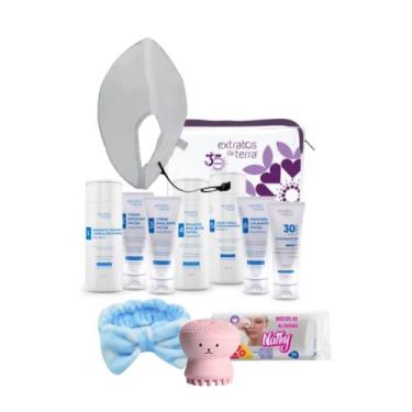 Imagem de Kit Limpeza De Pele Completo Mini Mascara Extratos Da Terra, 110V