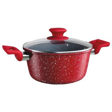Imagem de Caçarola Colorstone Antiaderente 5 Camadas 4l Euro Home Vermelho