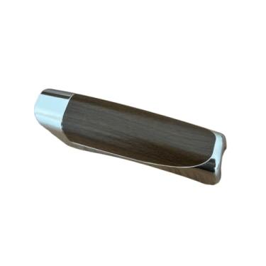 Imagem de Capa Freio Mão Carro Fibra Carbono Antiderrapante Protege e Decora Interior, Uso Diário, Para Proprietários de Carros(Coffee)