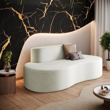 Imagem de Sofá Orgânico 3 Lugares Recepção Hall Bouclê Balaqui Decor - B BALAQUI