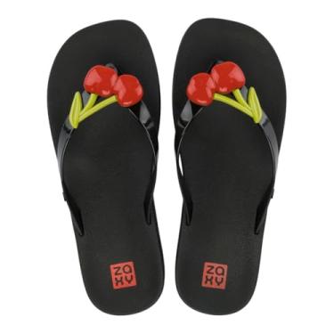 Imagem de Chinelo de Dedo Feminino Tiras Finas Macio Casual Zaxy Pin