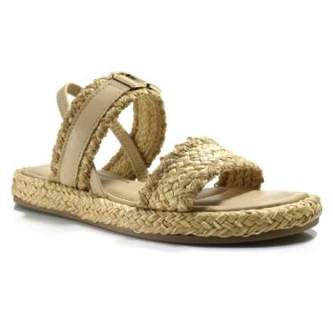 Imagem de Sandália Papete Feminina Dakota, Bege, 38