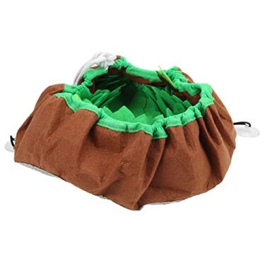 Imagem de Cão sniffing almofada interativa ajustável antiderrapante pet alimentação snuffle esteira para filhote de cachorro gatos alívio do tédio brinquedo educacional pano de feltro (Café)