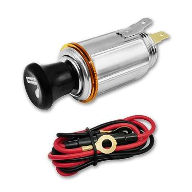 Imagem de Isqueiro de carro de 12 V, instalação gratuita de carro, elemento de soquete, soquete de tomada, botão CC, acessório de substituição para isqueiro para a maioria dos veículos automotivos