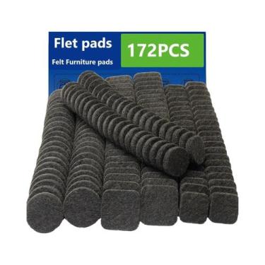 Imagem de 172 Peças De Protetores De Feltro Autoadesivos Para Pés De Cadeira, Re