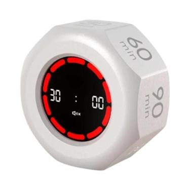 Imagem de Timer Digital Recarregável Para Cozinha Com Sensor De Gravidade E 7 Co