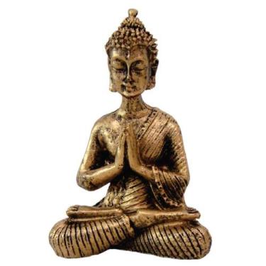 Imagem de Buda Hindu Mini meditação estátua decoração - FINEGOOD