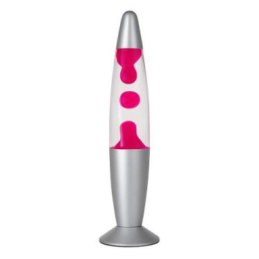 Imagem de Luminária Abajur de Mesa Decorativo Retrô Lava Lamp 34CM Para Sala Qua
