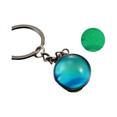 Imagem de Chaveiro Luminoso Do Sistema Solar Que Brilha No Escuro, Galáxia, Nebu