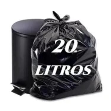 Imagem de Saco de Lixo Preto 20 Litros com 100 und - itaquiti