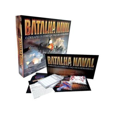 Imagem de Jogo Tabuleiro Batalha Naval - Pais & Filhos - Brinquedo Infantil