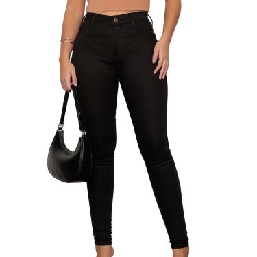 Imagem de Calça Feminina Jeans Skinny  Confortavel Tecido Premium com elastano Feminina-Feminino
