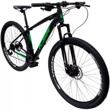Imagem de BICICLETA ALUMÍNIO ARO 29 KSW 24V SHIMANO COM SUSPENSAO E FREIO A DISCO TAMANHO 15 PRET...