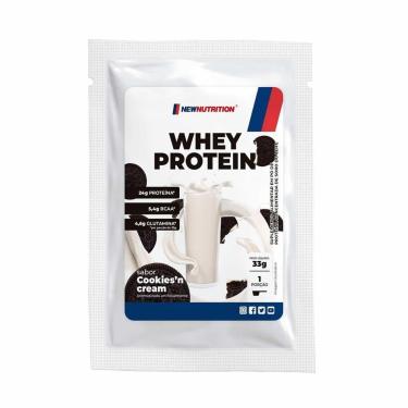 Imagem de Whey Protein Concetrado - 1 Sachê 33g Cookies and Cream - Newnutrition-Masculino