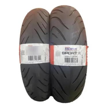Imagem de Par pneu 120/70-17 58 v + 180/55-17 sport r 73 v cb 500f abs, cb 500x 