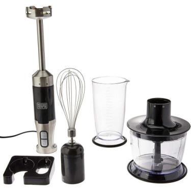 Imagem de Mixer Black + Decker 3 em 1 Prata e Preto 600W - MK600 - Black & Decke