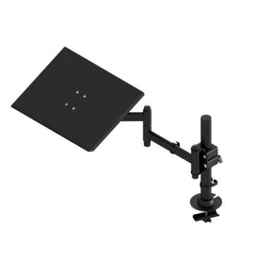 Imagem de Suporte tri articulado fixo de mesa multi uso para telas de atè 15 pol