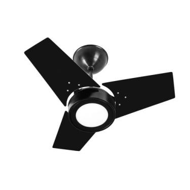 Imagem de Ventilador de Teto Fit Led 3 pás venti-Delta, Preto, 110V