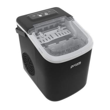 Imagem de Máquina de Gelo MGP12 Praxis - Preta 12 kg, Preto, 220V