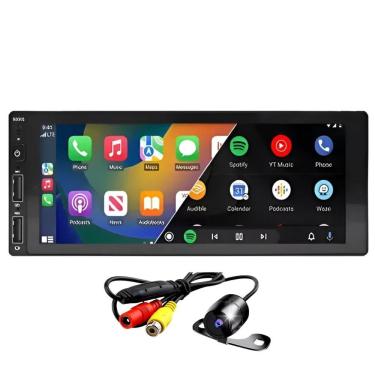 Imagem de Central Multimídia Automotiva Viperx 6.86 Bluetooth com Carplay Android Auto e Câmera de Ré FP Imports