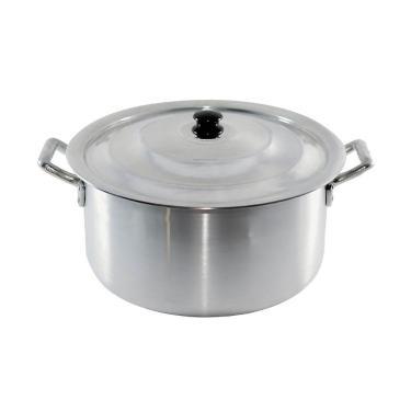 Imagem de Caçarola Industrial Hotel 35cm 16,7L Alumínio Fundido com Tampa para Restaurantes e Cozinhas Profissionais
