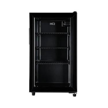 Imagem de Frigobar Expositor Vertical HQ 85FBPVF 85L Preto, Preto, 110V