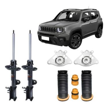 Imagem de Kit Amortecedor Traseiro + Coxim Renegade 2022 A 2025 Turbo - NoBrand