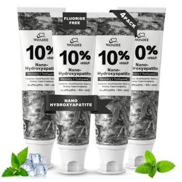 Imagem de Creme Dental Woadee Pacote com 4 Unidades Nano Hidroxiapatita Clareado