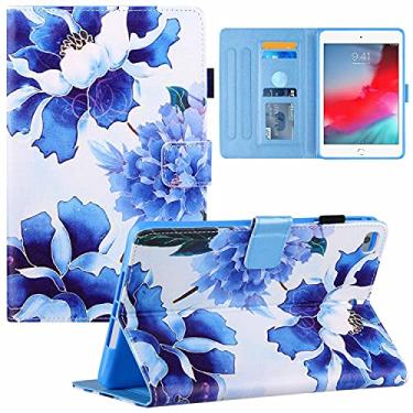 Imagem de KYJX Capa para tablet iPad Mini 7,9 polegadas, capa fina de couro PU com suporte de seda para iPad Mini 5/4/3/2/1 (orquídeas)