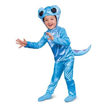 Imagem de Disguise Disney Frozen 2 Bruni Salamander Costume for Kids, Classic Dress Up Jumpsuit, Toddler Size Medium (3T-4T) Blue (112849M)