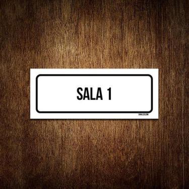 Imagem de Placa Sinalização - Setor Sala 1  23X9 