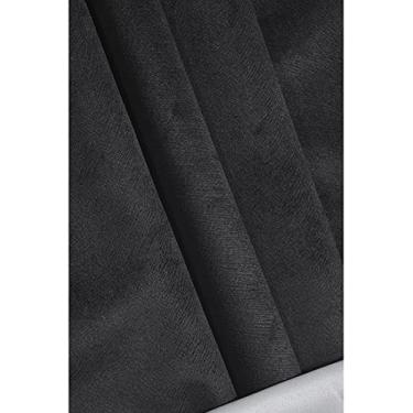 Imagem de Genérico - Tecido Suede Liso (veludo) - 1,45m de Largura - Preto