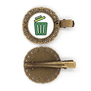 Imagem de Recipiente de lixo, padrão de ícone, grampo de cabelo, prendedor de cabelo