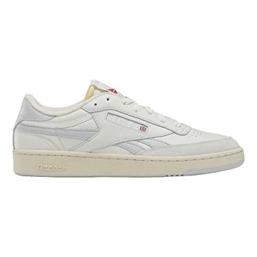 Imagem de Reebok Tênis masculino Club C Revenge Vintage, Giz/cinza puro/Paperwhite, 6.5