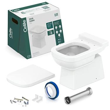 Imagem de Kit de bacia convencional e itens de instalação Elite - Celite