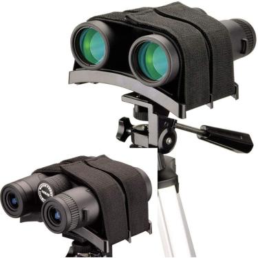 Imagem de Suporte de tripé binocular universal, adaptador de tripé binocular - 1/4-20 - Suporte binocular compatível com todos os tripés