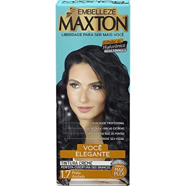 Imagem de MAXTON Tinta de Cabelo Morena e Elegante 1.7 Kit, Preto Azulado