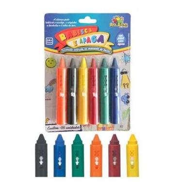 Imagem de Caneta Giz Rabisca E Apaga Para Riscar Azulejo Piso Brincar