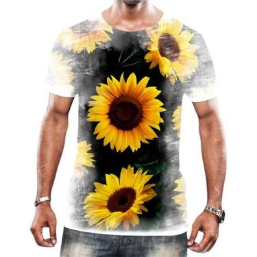 Imagem de Camiseta Camisa Flor Do Sol Girassol Natureza Amarela Hd 4 - Enjoy Sho