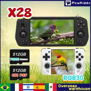 Imagem de Powkiddy-Handheld Game Console  Jogo de Bolso Retro  Saída de Suporte HD TV  WiFi Embutido  X28