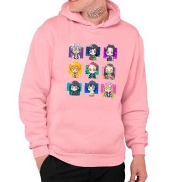 Imagem de Moletom Unissex Estampado Demon Slayer Chibi Personagens-Unissex