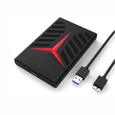 Imagem de Case Externo Para HD e SSD Sata 2.5" Usb 3.0 EASY IDEA NETWORK Qualidade Premium Adaptador Gaveta para HDs Notebook Pc Ps3 Ps4 Xbox One Transmissão 5Gbps